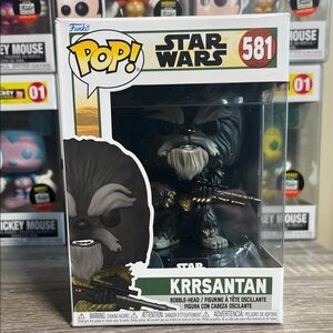 Funko Pop Star Wars Krrsantan Figure - Black and Gray